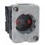 Picture of Contact block, Harmony XAC, single contact, spring return, front mounting, 40mm horizontal/30mmVertical fixing centres, 1NO