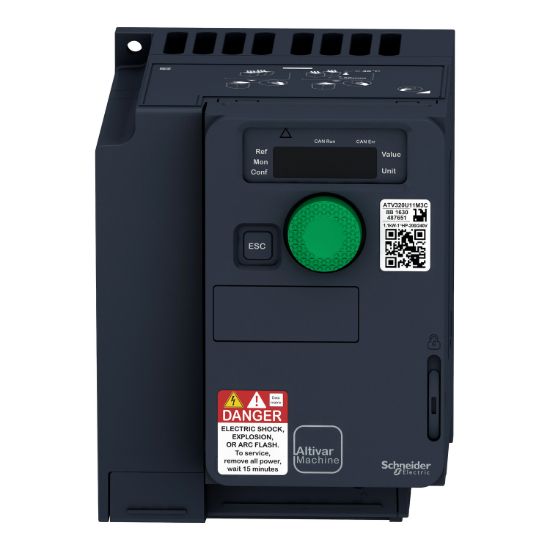 Picture of variable speed drive, Altivar Machine ATV320, 1.5kW, 200 to 240V, 3 phases, compact
