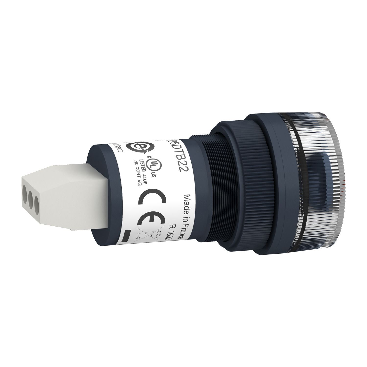 Picture of Panel mounted timer monofunction, Harmony XB5, plastic, 22mm, time delay 3...60min, 24V DC