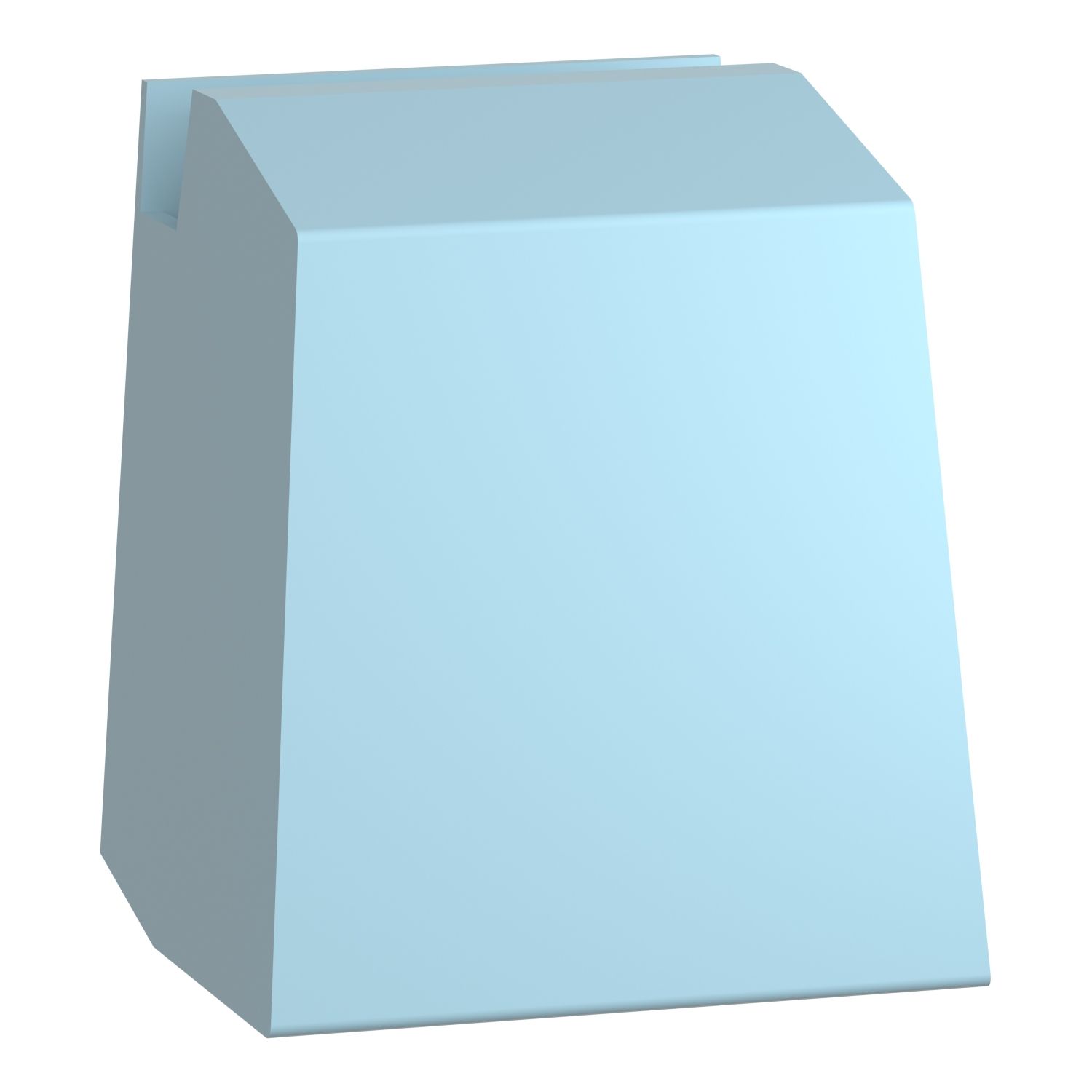 Picture of Single foot switch, Harmony XPE, metal, blue, with cover, trigger mechanism, 2 steps, 2 contacts 1NC+NO, IP66