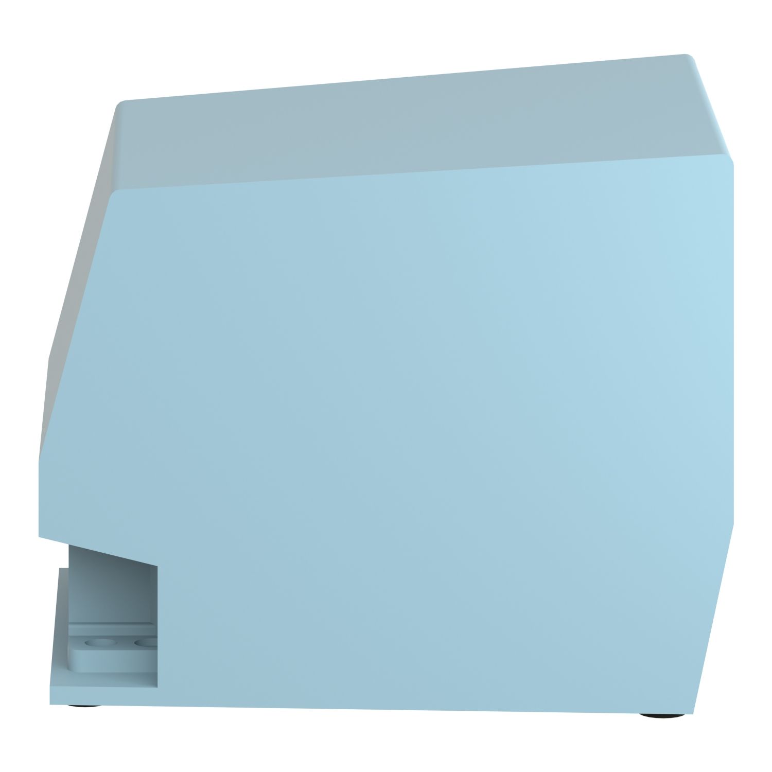 Picture of Single foot switch, Harmony XPE, metal, blue, with cover, trigger mechanism, 2 steps, 2 contacts 1NC+NO, IP66