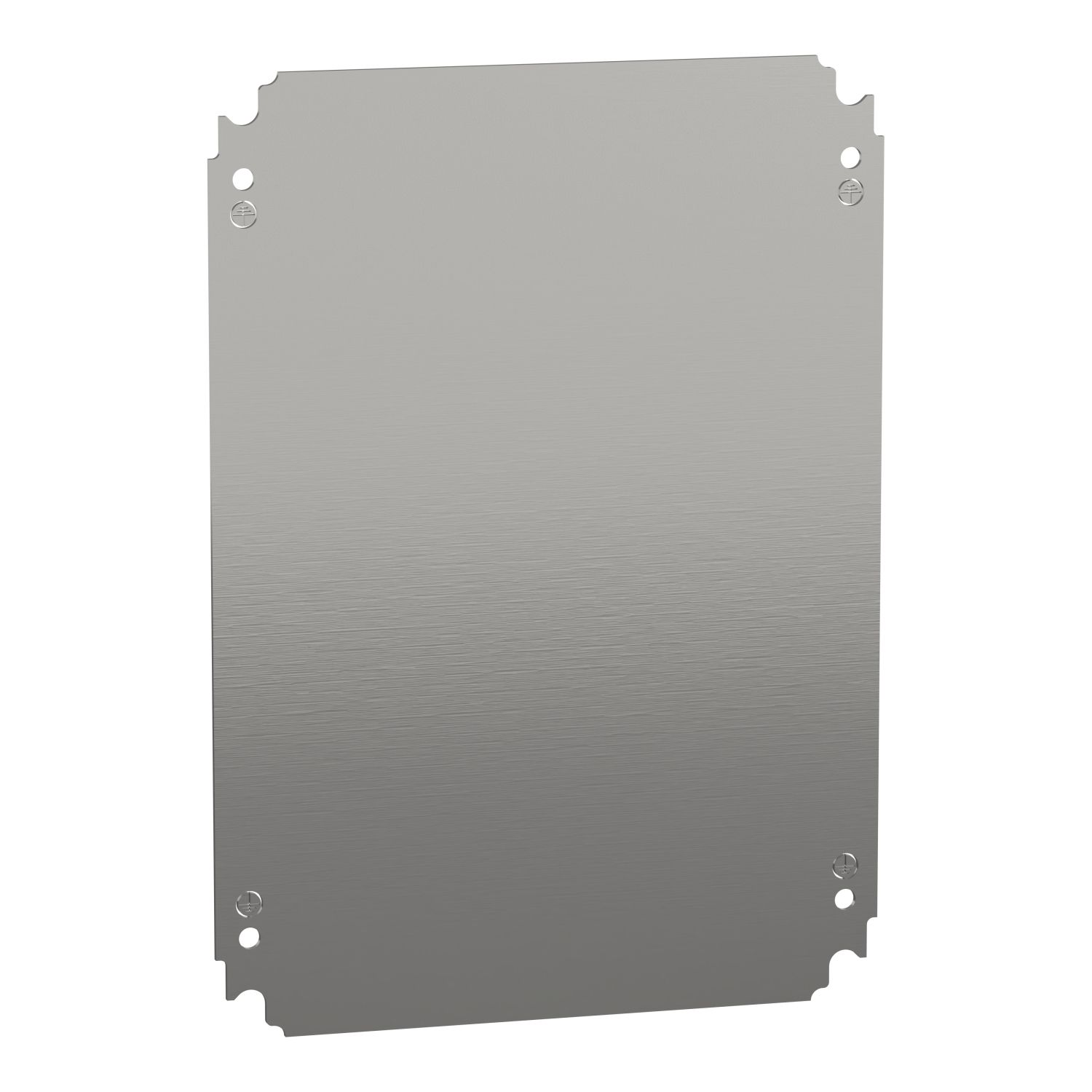 Picture of Plain mounting plate H400xW300mm made of galvanised sheet steel