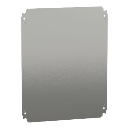 Picture of Plain mounting plate H500xW400mm made of galvanised sheet steel