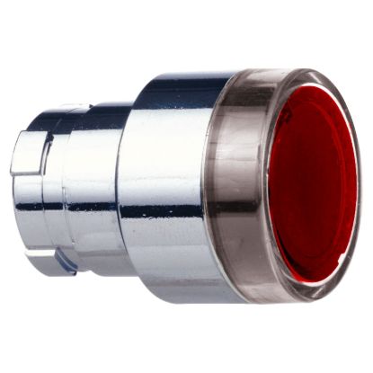 Picture of illuminated pushbutton head - Ø 22 - red