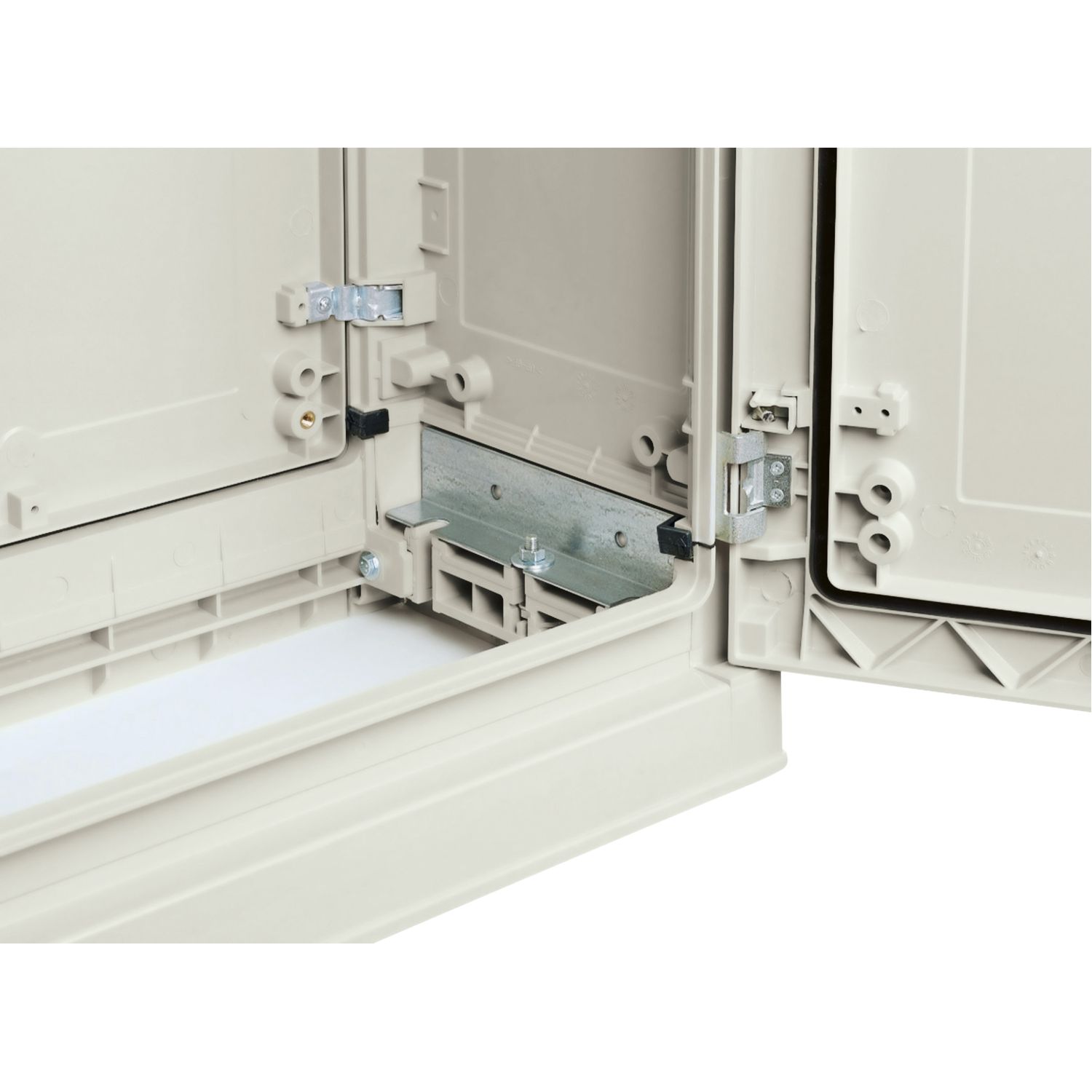 Picture of Floor standing polyester enclosure, Thalassa, Thalassa PLA, plain door, open bottom, 1500x500x320mm, IP54, IK10