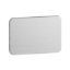 Picture of self-adhesive blank legend - 19 x 27 mm - grey background - set of 10