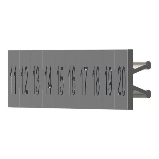 Picture of clip in Legends, Harmony Solid State Relays, numbered strips (11 to 20)