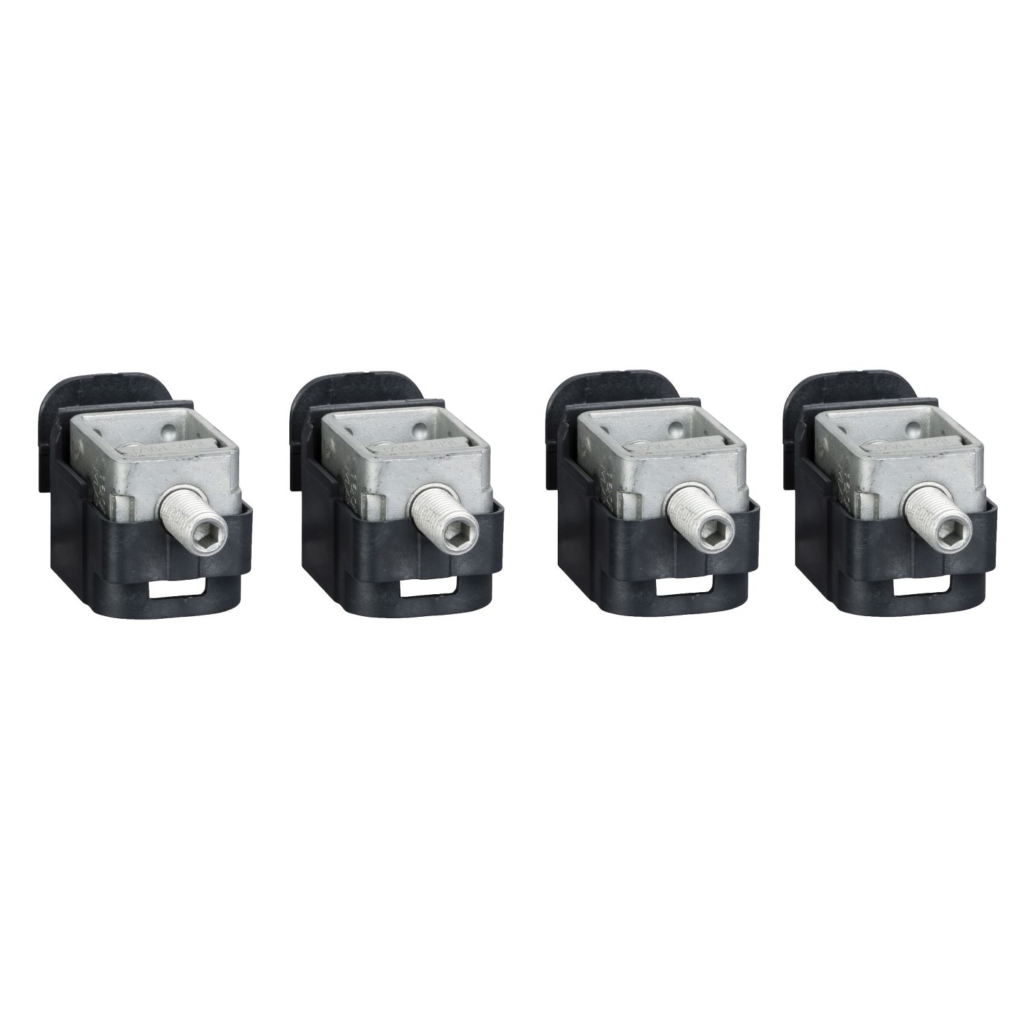 Picture of Steel bare cable connectors, ComPacT NSX, for 1 cable 1.5mm² to 95mm², 160A, set of 4 parts