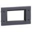Picture of escutcheon for Vigi module or ammeter module, fixed ComPact NSX100 to NSX630, IP40
