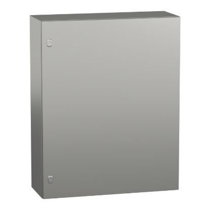 Picture of Wall mounted enclosure, Spacial S3X, stainless steel 316L, plain door, 1000x800x300mm, IP66