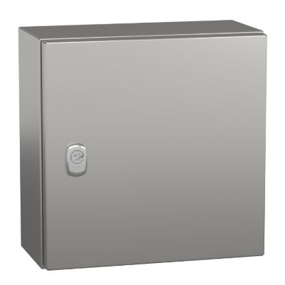 Picture of Wall mounted enclosure, Spacial S3X, stainless steel 304L, plain door, 300x300x150mm, IP66