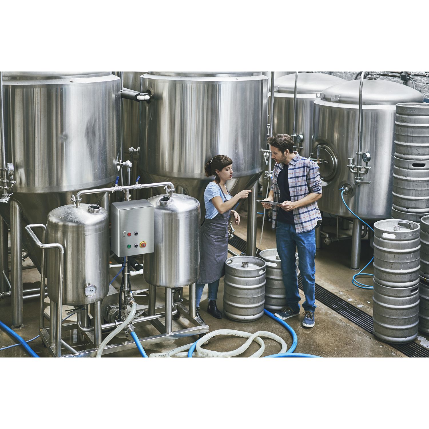 Picture of Wall mounted enclosure, Spacial S3X, stainless steel 304L, plain door, 400x300x200mm, IP66