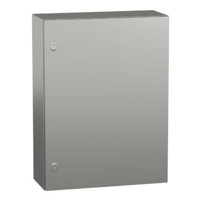 Picture of Wall mounted enclosure, Spacial S3X, stainless steel 316L, plain door, 800x600x250mm, IP66