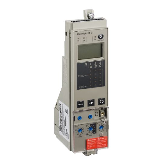 Picture of Control unit MicroLogic 5.0E, MasterPact NT/NW, selective protections LSI, energy meter measurement