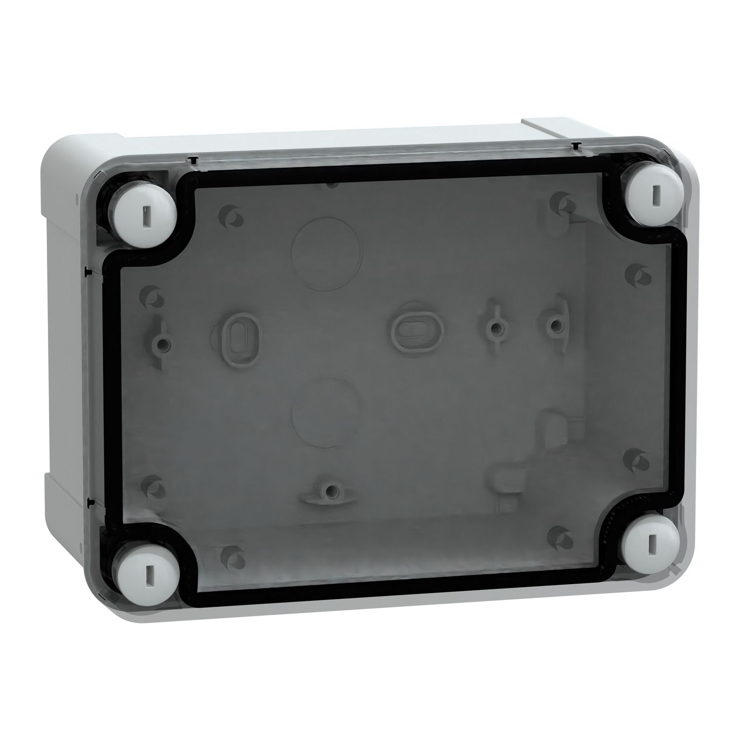 Picture of ABS box, Thalassa, IP66 IK07 RAL7035 Int.H150W105D80 Ext.H164W121D87 Transp.cover H20