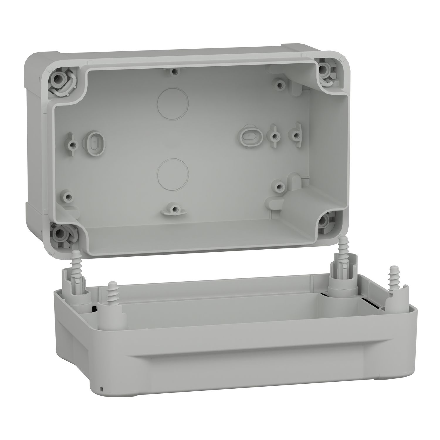 Picture of ABS box, Thalassa, IP66 IK07 RAL7035 Int.H175W105D100 Ext.H192W121D105 Opaque cover H40