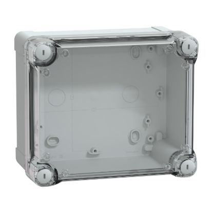 Picture of ABS box, Thalassa, IP66 IK07 RAL7035 Int.H175W150D100 Ext.H193W164D105 Transp.cover H40