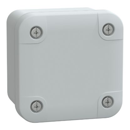 Picture of ABS box, Thalassa, IP66 IK07 RAL7035 Int.H65W65D45 Ext.H74W74D56 Opaque cover H10