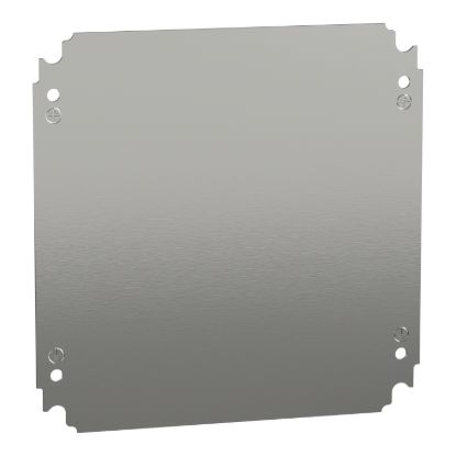 Picture of Plain mounting plate H300xW300mm made of galvanised sheet steel