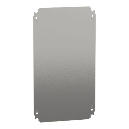 Picture of Plain mounting plate H500xW300mm made of galvanised sheet steel