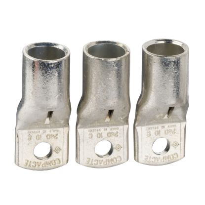 Picture of Crimp lugs for copper cable, ComPacT NSX400/630, 240mm², set of 3 parts