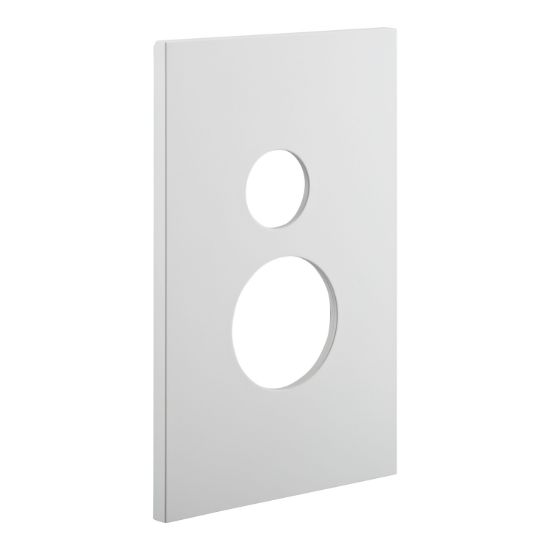 Picture of Single Power Point Cover, Saturn Zen, Horizontal Mount, Clip-On