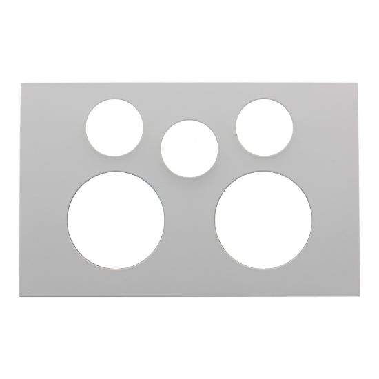 Picture of Double Power Point Cover, Saturn Zen, With Extra Switch Horizontal Mount, Clip-On