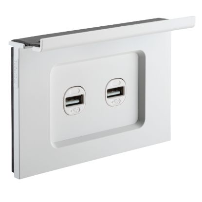 Picture of Dual USB Charging Station, Saturn Zen, With Shelf, Type A