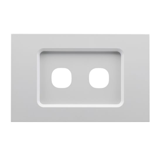 Picture of Grid and Cover, Saturn Zen, 2 Gang, Less Mechanism