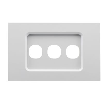 Picture of Grid and Cover, Saturn Zen, 3 Gang, Less Mechanism