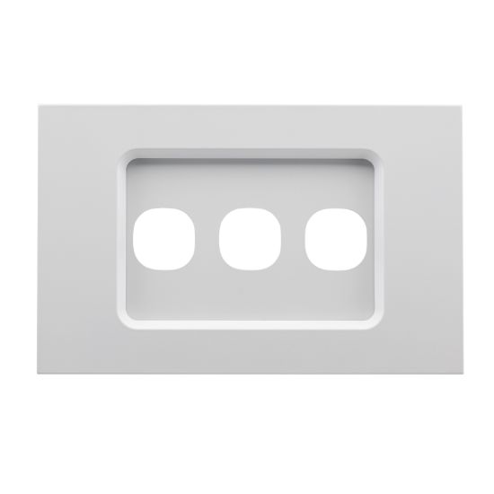 Picture of Grid and Cover, Saturn Zen, 3 Gang, Less Mechanism