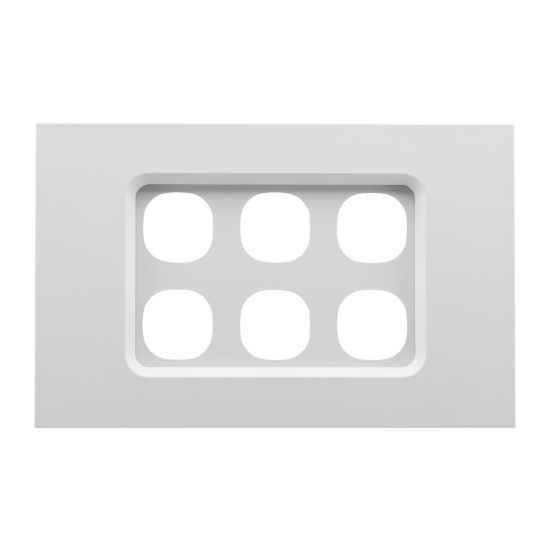 Picture of Grid and Cover, Saturn Zen, 6 Gang, Less Mechanism