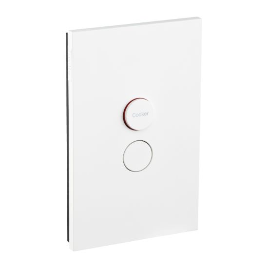 Picture of Cooker Switch, Saturn Zen, Single Pole 45A, 250V