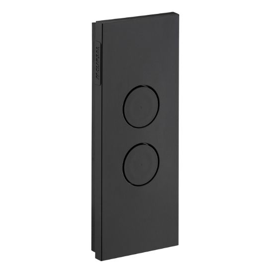 Picture of Push Button Architrave Switch, Saturn Zen, LED Architrave, 2 Gang, 250V, 16AX/20A