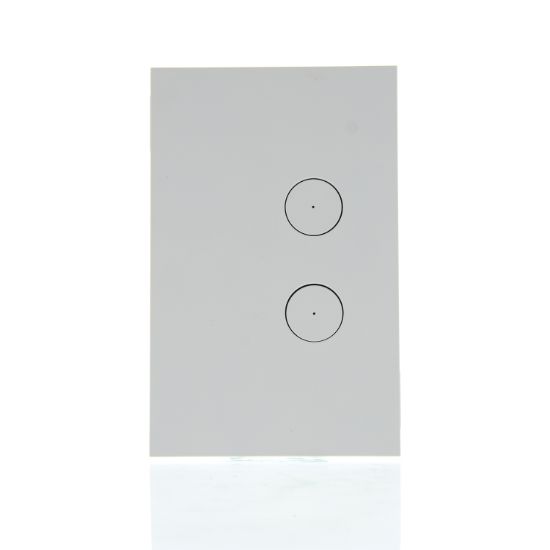 Picture of Push Button Switch, Saturn Zen, LED, 2 Gang, 250V, 16AX/20A