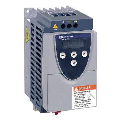 Picture of variable speed drive ATV11 - 0.18kW - 230V 1-phase supply - IP20