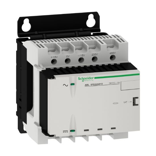 Picture of rectified and filtered power supply - 1 or 2-phase - 400 V AC - 24 V - 1 A