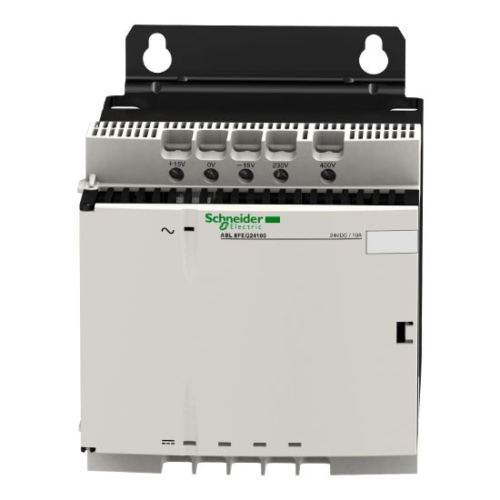 Picture of rectified and filtered power supply - 1 or 2-phase - 400 V AC - 24 V - 10 A