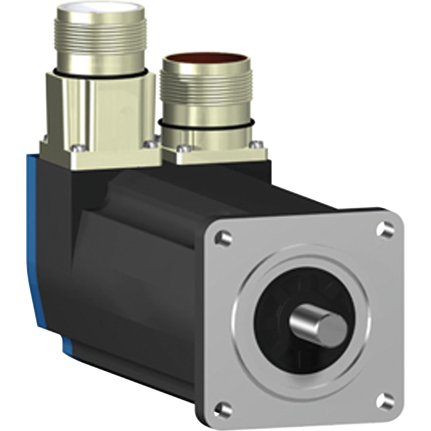 Picture of servo motor BSH, Lexium 05, 1.3N.m, 3000rpm, 55mm, keyed shaft, Sincos single turn, without brake, IP50, straight