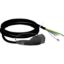 Picture of Attached cable, EVlink Smart Wallbox, T2 32A 1-Ph IEC 4,5m