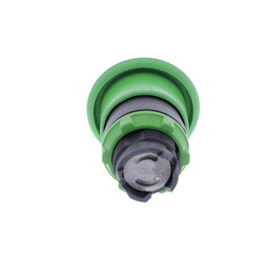 Picture of Head for non illuminated pushbutton, Harmony XB5, plastic, green, mushroom 40mm, 22mm, spring return