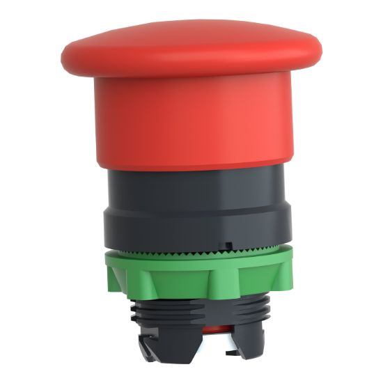 Picture of Head for non illuminated pushbutton, Harmony XB5, plastic, red, mushroom 40mm, 22mm, spring return