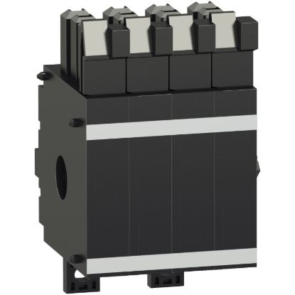 Picture of ON/OFF (OF) indication contact block, MasterPact MTZ2/MTZ3, 4 changeover contacts, standard, 6A/240VAC, spare part