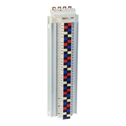 Picture of SAU Chassis, Acti9, 250A, 3*(1Ph+N), 72 poles, 18mm for iC60 MCB and RCBO, top feed