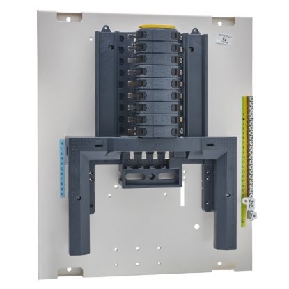 Picture of Pan assembly, Acti9, 6 ways TP + earth + neutral