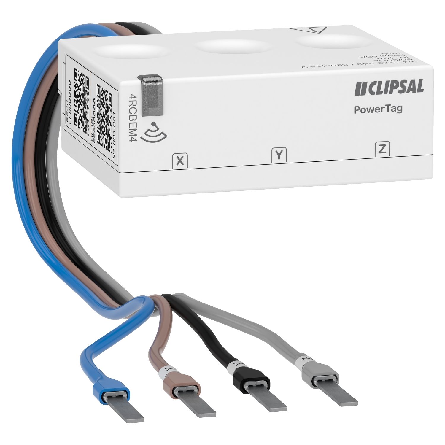 Picture of Energy sensor Wiser Energy Flex 63A 3P+N top and bottom position, PowerTag, 63A 3P+N top and bottom position