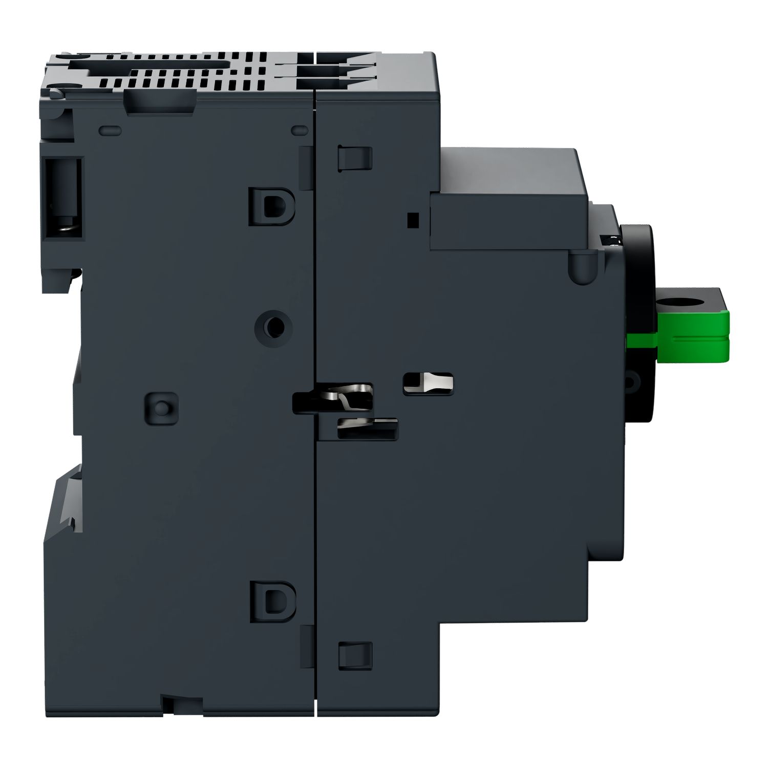 Picture of Motor circuit breaker, TeSys GV2, TeSys Deca, 3P, 1.6 to 2.5A, thermal magnetic, screw clamp terminals, rotary handle