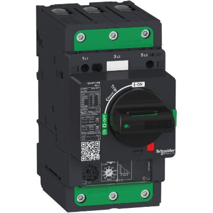 Picture of Motor circuit breaker, TeSys GV4, TeSys GV4, 3P, 2A, Icu 50kA, thermal magnetic, Everlink terminals