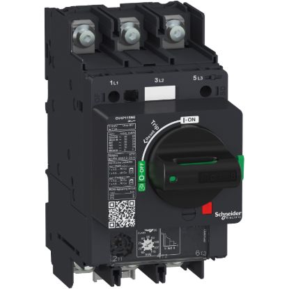 Picture of Motor circuit breaker, TeSys GV4, TeSys GV4, 3P, 25A, Icu 50kA, thermal magnetic, lugs terminals