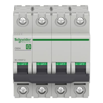 Picture of Miniature circuit breaker (MCB), Multi9 C60H, 4P, 32A, C curve, 15kA (IEC/EN 60947-2)